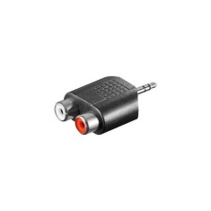 Adaptor Jack 3.5 mm stereo la 2x RCA mama Goobay