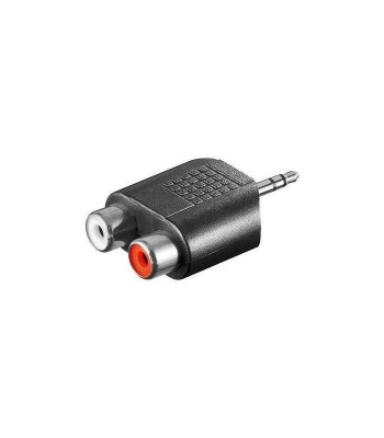 Adaptor Jack 3.5 mm stereo la 2x RCA mama Goobay foto