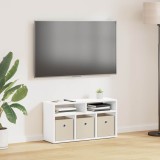 vidaXL Bucătărie joasă cu sertar Alb 72 x 22,5 x 38 cm 8000572