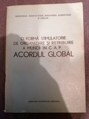 O forma stimulatorie de organizare si retribuire a muncii in C.A.P. foto