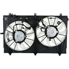 Elice ventilator Mitsubishi Outlander, 20 Motor 2.0 Hybrid; 2.4; 3.0 V6, 340/340 Mm; Pini, 2 Elice Cu Suport, Fara Pre-Rezistor, OE: 1355a258;