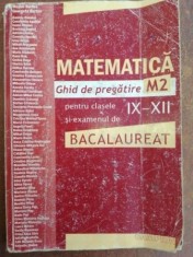 Matematica ghid de pregatire M2 pentru clasele IX-XII si examenul de bacalaureat
