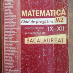 Matematica ghid de pregatire M2 pentru clasele IX-XII si examenul de bacalaureat