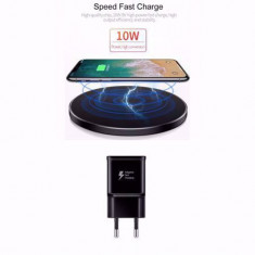 Incarcator wireless fast charge Ultra Slim 10W,+Incarcator FAST Charge foto