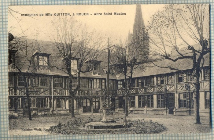 AD 29 C. P. VECHE - INSTITUTION DE MILE GUITTON, A ROUEN -FRANTA