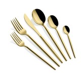 Cumpara ieftin Set tacamuri 36 bucati Almeria Auriu 23.4x23.4x23.4 cm