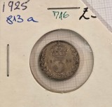 716 Marea Britanie United Kingdom 3 Pence - George V 2nd issue; incl. Maundy 1925, KM#813a, argint, excelenta