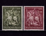 ✅ (S40) Germania Reich 1943 &quot;Societatea bijutierilor in aur din Germania&quot; serie completa Michel 860/861, MNH . &quot;Sf&acirc;ntul Gheorghe omor&acirc;nd balaurul&quot;