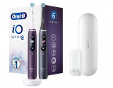 Set 2 periute de dinti electrice Oral-B iO 8 cu tehnologie magnetica, 6 programe - SECOND