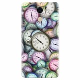 Husa silicon pentru Huawei Y7 Prime 2017, Clocks