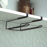 Suport metalic sub raft, negru 26 x 17x 9 cm