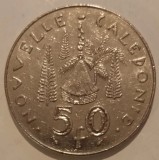 Moneda Noua Caledonie - 50 Francs 1991 - An rar