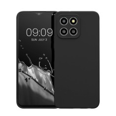 Husa silicon compatibila honor 70 lite, camera superprotect, anti-zgarieturi interior din microfibra, negru foto
