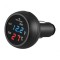 Incarcator Auto USB Techstar&reg; cu Voltmetru si Termometru Digital LCD, Conectare la Bricheta 12/24V