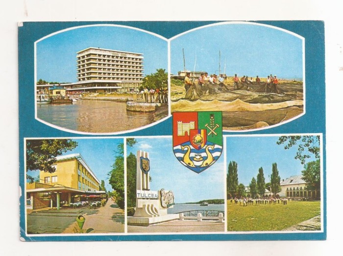RF74 -Carte Postala- Tulcea, circulata 1988