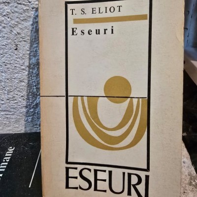 Eseuri - T. S. Eliot foto
