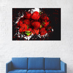 Tablou Canvas, Pictura Trandafiri Rosii - 40 x 60 cm foto