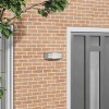 VidaXL Aplică de perete pentru exterior Argintiu 32 x 10 x 10 cm