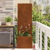 vidaXL Ecran de intimitate pentru grădină Traforaj Ruginit 50 x 140 cm 876447
