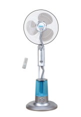 Ventilator cu telecomanda si pulverizare apa Zass ZMF 02 Silver, 75 W, 3 trepte - RESIGILAT