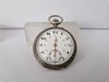 Ceas de Buzunar din Argint Open Face Mecanic - Nefunctional.