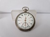 Ceas de Buzunar din Argint Open Face Mecanic - Nefunctional.