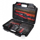 Set universal 246 burghie, carote si biti in cutie