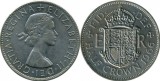 Anglia 1966 - &frac12; crown, circulata