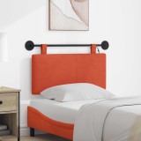 vidaXL Tăblie de pat suspendată Roșu portocalie Țesătură din corduroy 3424280