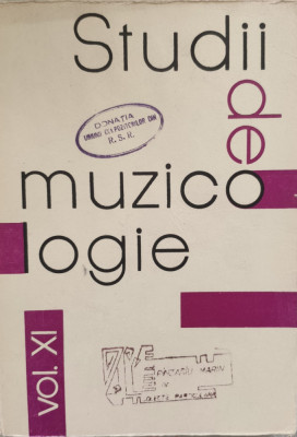 Studii De Muzicologie Vol. Xi - Nicolae Calinoiu ,558002 foto