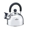 Ceainic cu fluier Bohmann, 2 l, inox, Argintiu