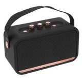 Boxa portabila Bluetooth, Design Retro, 30W, Negru, IP67, CMCLASS