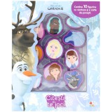 Regatul de gheata II (Frozen II). Citesti si te joci (contine 10 figurine cu ventuza), Litera