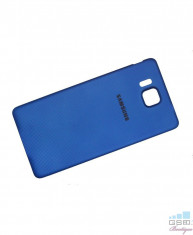 Capac Baterie Samsung Galaxy Alpha SM G850F Albastru foto