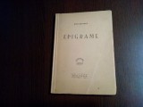 DON BARTOLO (dedicatie-autograf) - Epigrame - Editura SOCEC, 1947, 64 p., Alta editura