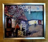 Tablou - Case la țară- Axel Hamborn Suedia
