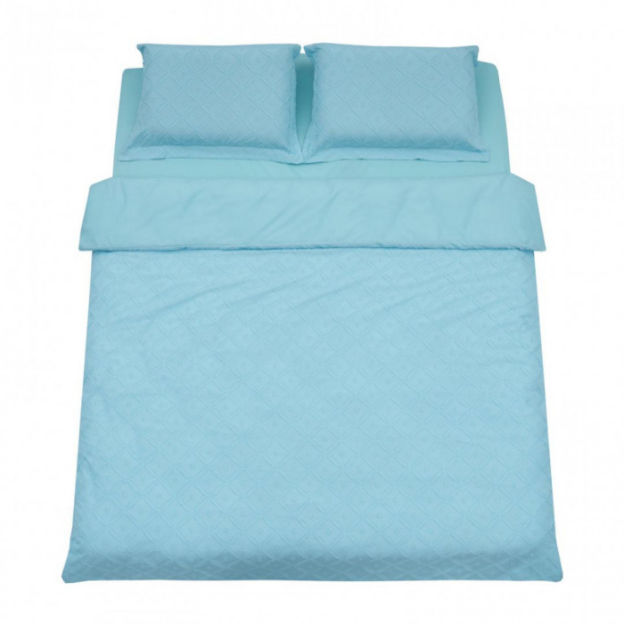 LENJERIE PAT KS CU BRODERIE TUFFATA BLUE