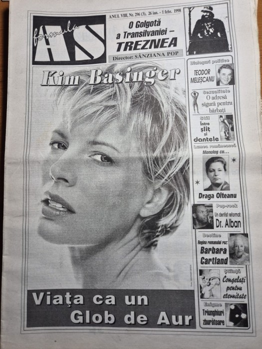 ziarul formula as 26 ianuarie - 1 februarie 1998 - draga olteanu matei