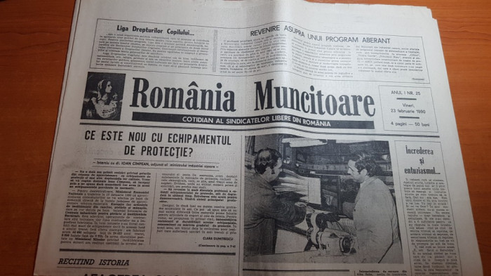 ziarul romania muncitoare 23 februarie 1990-articolul &quot; afacerea skoda &quot;