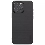 Husa pentru iphone 16 pro - nillkin super frosted shield pro magnetic - black
