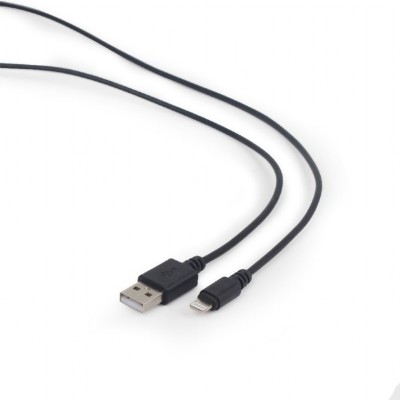 CABLU alimentare si date GEMBIRD, pt. smartphone, USB 2.0 (T) la Lightning (T), 1m, negru, &amp;quot;CC-USB2-AMLM-1M&amp;quot; (timbru verde 0.08 lei) foto