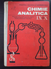 CHIMIE ANALITICA Manual clasele a IX-a si a X-a - Croitoru, Cismas foto