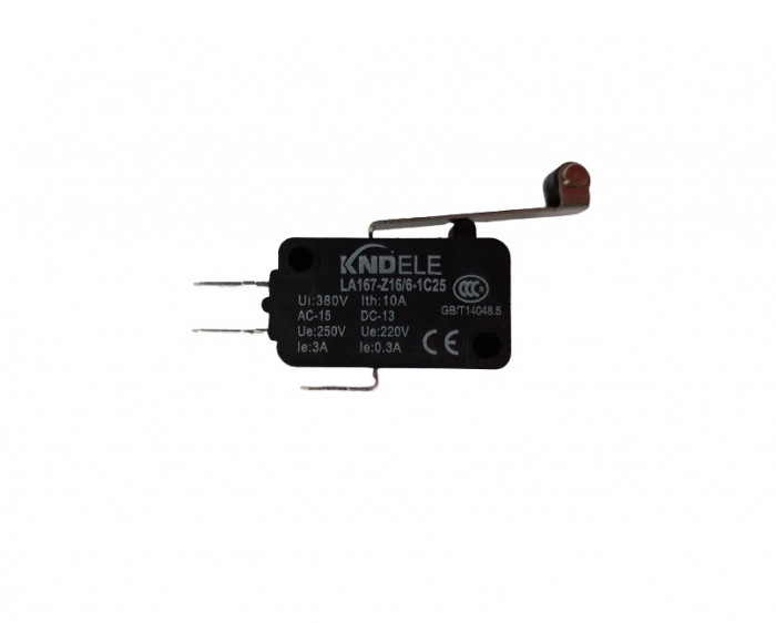 Limitator de cursa cu rola pe lamela 25mm NO NC COM 250V 3A