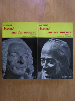 Voltaire - Essai sur le moeurs (2 volume) cca 2000p foto