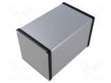 Carcasă aluminiu HAMMOND 1455 cu panou 1455 104,5x160x104,5 mm gri