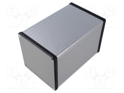 Carcasă aluminiu HAMMOND 1455 cu panou 1455 104,5x160x104,5 mm gri foto