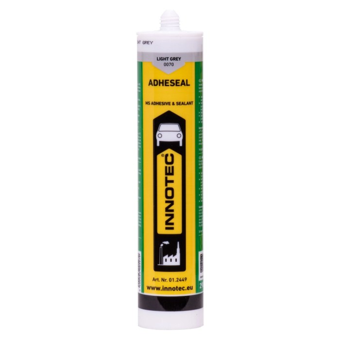 Adeziv universal, etanșant adeziv, 290 ml gri, incl. v&acirc;rf