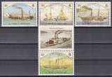Sao Tome si Principe 1984 - A 25-a aniversare a Organizației Maritime Internaționale și a Congresului Poștal Universal, Hamburg, Serie cu Vinieta, MNH