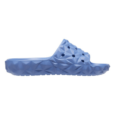 Papuci Crocs Classic Geometric Slide v2 Albastru - Elemental Blue foto