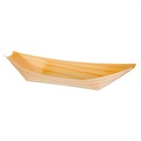 Set 4 Boluri Tip Gondola, New Line, Bambus, 32 cm, Crem